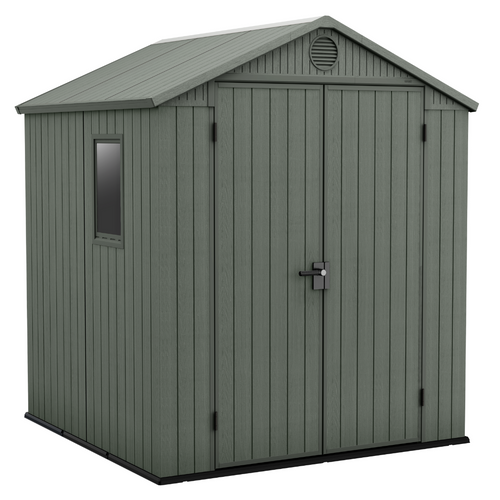 Darwin 6x6ft (1.9m x 1.8m) Garden Shed - Green