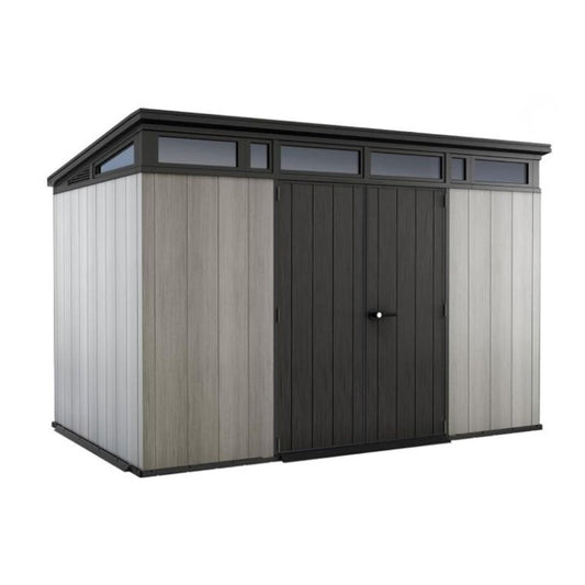 Artisan 11x7ft Double Door Pent Outdoor Plastic Garden Shed