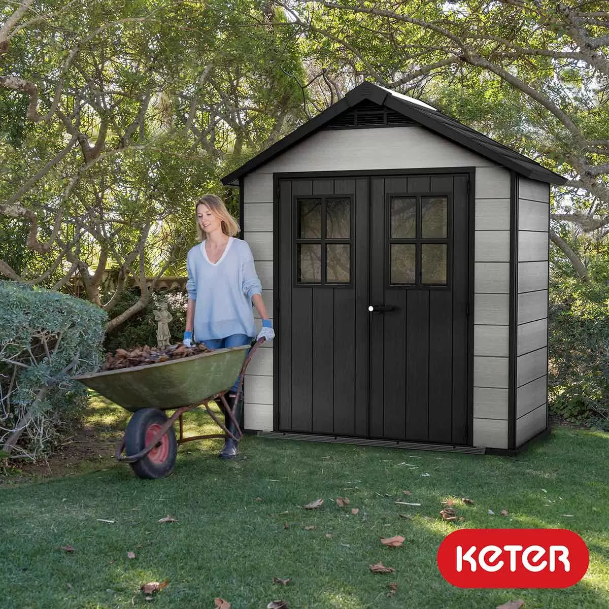 Oakland Shed 7.5x4ft - Grey