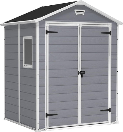 Manor 6x5ft Double Door Outdoor Garden Shed