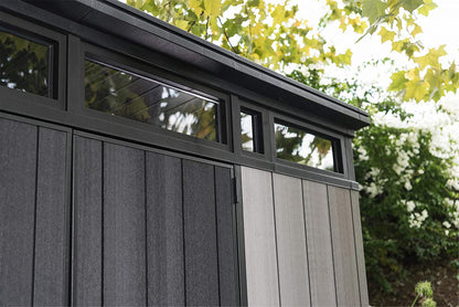 Artisan 11x7ft Double Door Pent Outdoor Plastic Garden Shed