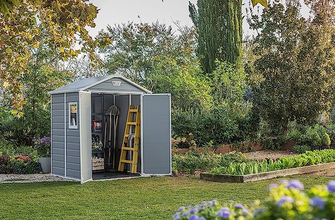 Manor 6x5ft Double Door Outdoor Garden Shed