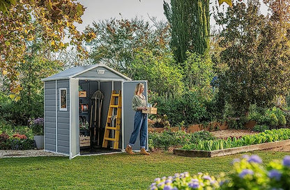 Manor 6x5ft Double Door Outdoor Garden Shed
