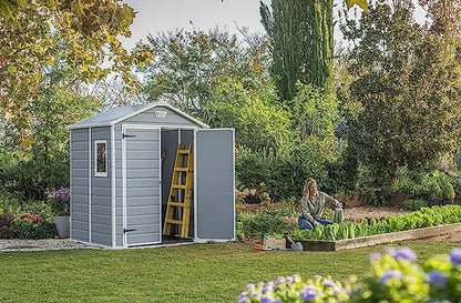 Manor 6x5ft Double Door Outdoor Garden Shed