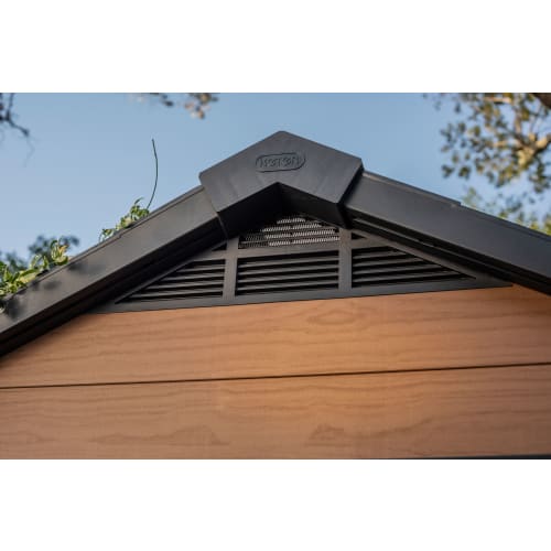 Newton 7x11ft Double Door Outdoor Apex Plastic Garden Shed