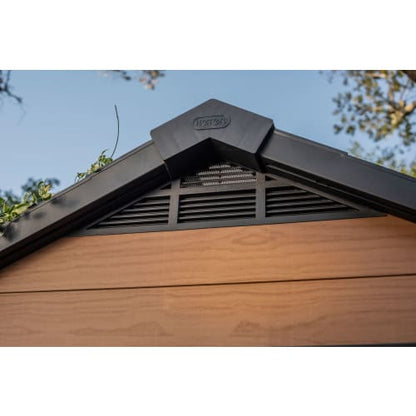 Newton 7x11ft Double Door Outdoor Apex Plastic Garden Shed