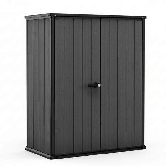 Cortina Alto 1400L Storage Cabinet - Grey